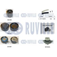 5505041 RUVILLE Водяний насос комплект зубчастого ременя