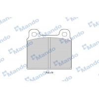 MBF015052 MANDO КомплеК т гальмівних колодок, дискове гальмо