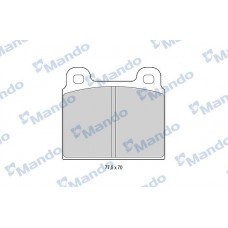 MBF015052 MANDO КомплеК т гальмівних колодок, дискове гальмо