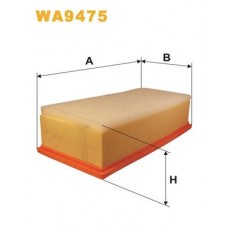WA9475 WIX FILTERS Повітряний фільтр