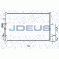 721M23 JDEUS Конденсатор кондиціонера