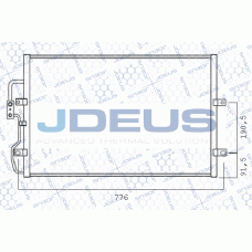 721M23 JDEUS Конденсатор кондиціонера