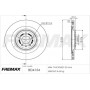 BD-4154 FREMAX Гальмівний диск