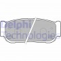 LP1797 DELPHI Комплект гальмівних колодок дисковий гальм