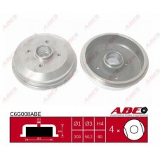 C6G008ABE ABE Гальмівний барабан
