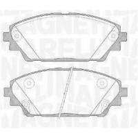 363916060808 MAGNETI MARELLI КомплеК т гальмівних колодок, дискове гальмо