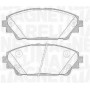 363916060808 MAGNETI MARELLI КомплеК т гальмівних колодок, дискове гальмо