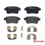 P 68 043 BREMBO Комплект гальмівних колодок дисковий гальм