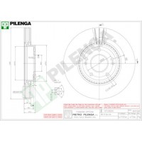 V706 PILENGA Гальмівний диск