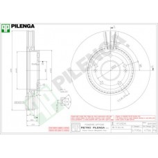 V706 PILENGA Гальмівний диск