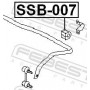SSB007 FEBEST Опора стабілізатора