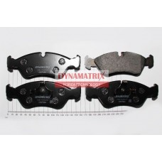 DBP584 DYNAMATRIX Комплект гальмівних колодок дисковий гальм