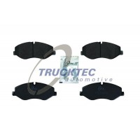 02.35.497 TRUCKTEC AUTOMOTIVE Комплект гальмівних колодок дисковий гальм