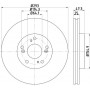 PCD14372 DON Гальмівний диск