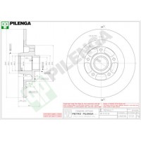5721 PILENGA Гальмівний диск