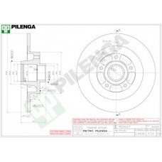 5721 PILENGA Гальмівний диск