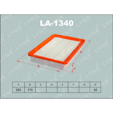 LA-1340 LYNXauto Повітряний фільтр