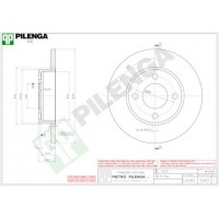 5363 PILENGA Гальмівний диск