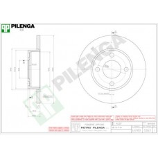 5363 PILENGA Гальмівний диск