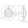 TX 71-35 TOMEX Brakes Гальмівний диск
