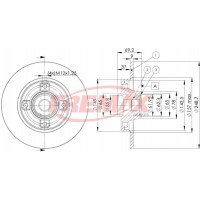 BD-4745-KT FREMAX Гальмівний диск