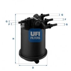 24.086.00 UFI Паливний фільтр