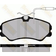 PA520 Brake ENGINEERING Комплект гальмівних колодок дисковий гальм
