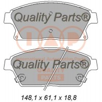 704-20101 IAP QUALITY PARTS Комплект гальмівних колодок дисковий гальм