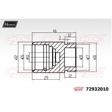72932010 MAXTECH Поршень корпус скоби гальма