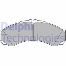 LP3190 DELPHI КомплеК т гальмівних колодок, дискове гальмо