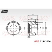 72942004 MAXTECH Поршень корпус скоби гальма