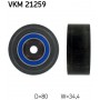 VKM 21259 SKF Паразитный / Ведущий ролик, Зубчастий ремінь