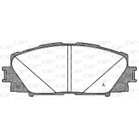BPA1224.10 OPEN PARTS КомплеК т гальмівних колодок, дискове гальмо