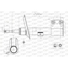SAB8166.31 OPEN PARTS Амортизатор