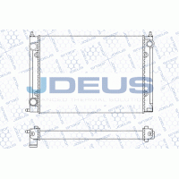 M-0300340 JDEUS Радіатор охолодження двигуна