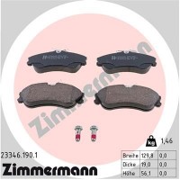 23346.190.1 ZIMMERMANN Комплект гальмівних колодок дисковий гальм