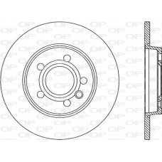 BDA1844.10 OPEN PARTS Гальмівний диск