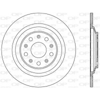 BDA2835.10 OPEN PARTS Гальмівний диск