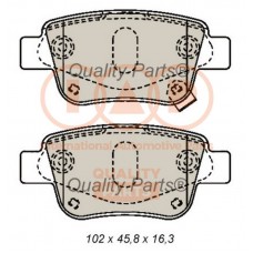 704-17183 IAP QUALITY PARTS Комплект гальмівних колодок дисковий гальм