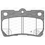 BPA1181.02 OPEN PARTS Комплект гальмівних колодок дисковий гальм