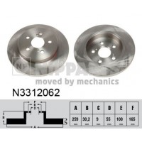 N3312062 NIPPARTS Гальмівний диск
