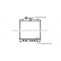HD2122 AVA QUALITY COOLING Радіатор охолодження двигуна