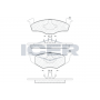 181178 ICER Комплект гальмівних колодок дисковий гальм