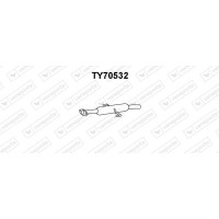 TY70532 VENEPORTE Предглушник вихлопних газів