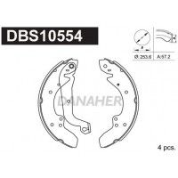 DBS10554 DANAHER Комплект гальмівних колодок