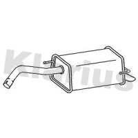 220952 KLARIUS Глушник вихлопних газів кінцевий