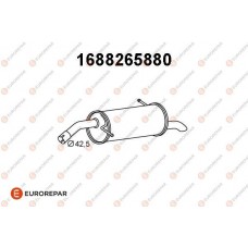1688265880 EUROREPAR Глушник вихлопних газів кінцевий