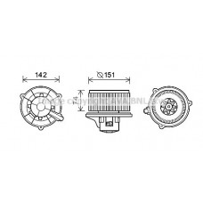 KA8224 AVA QUALITY COOLING Вентилятор салону