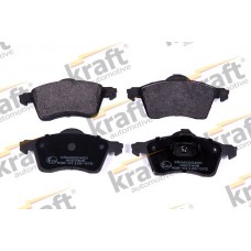 6000400 KRAFT AUTOMOTIVE Комплект гальмівних колодок дисковий гальм