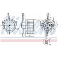 87753 NISSENS Вентилятор салону